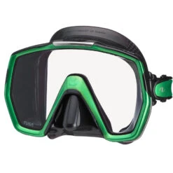Masque FREEDOM HD TUSA -Mares Soldes freedomhdqbeg noir vert 1