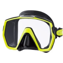 Masque FREEDOM HD TUSA -Mares Soldes freedomhdqbfy noir jaune 1
