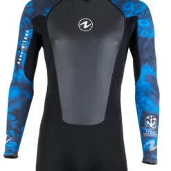 Combinaison HYDROFLEX AQUALUNG 3mm Homme Bleu -Mares Soldes hydroflex bleu homme 3