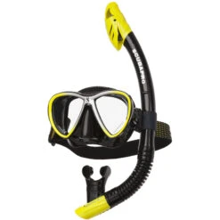 Pack Masque SYNERGY TWIN SCUBAPRO -Mares Soldes kit masque synergy twin tuba spectra dry noir jaune 2