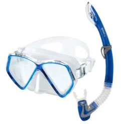 Kit Masque + Tuba SET PIRATE MARES -Mares Soldes kit pirate bleu 1