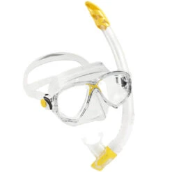 Pack Masque MAREA VIP CRESSI -Mares Soldes marea vip jaune 2