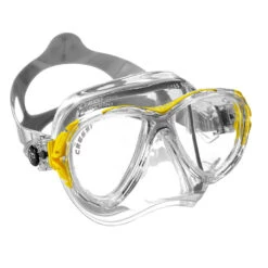 Masque EYES EVOLUTION CRYSTAL CRESSI -Mares Soldes masque eyes evo crystal jaune 1