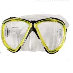 Masque PAPEETE AQUATYS Avec Correction -Mares Soldes masque papeete jaune 1