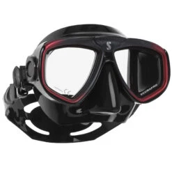 Masque ZOOM EVO SCUBAPRO -Mares Soldes masque zoom evo noir rouge 2