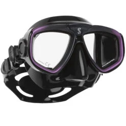 Masque ZOOM EVO SCUBAPRO -Mares Soldes masque zoom evo noir violet 1