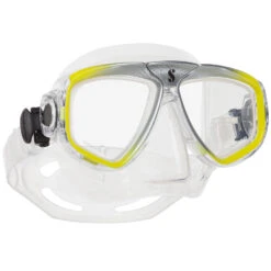 Masque ZOOM EVO SCUBAPRO -Mares Soldes masque zoom evo transparent jaune 2