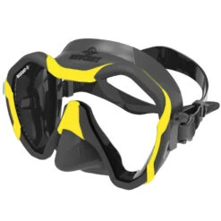 Masque MAXLUX EVO BEUCHAT -Mares Soldes maxlux evo noir jaune 2