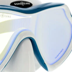 Masque MISTIQUE DS AQUALUNG Blanc Pétrole -Mares Soldes mistic blanc petrole 1