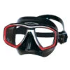 Masque MUNDIAL 2 BEUCHAT -Mares Soldes mundial 2 noir. rouge 1