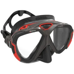 Masque X-WIRE MARES -Mares Soldes noir rouge 2