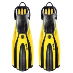 Palmes AVANTI SUPERCHANNEL MARES Bungee -Mares Soldes palmes superchannel jaune bungee 1 1