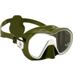 Masque PLAZMA AQUALUNG -Mares Soldes plazma olive 1 1