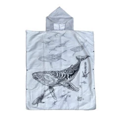 Poncho KANUMERA -Mares Soldes poncho gris clair 1 1 1