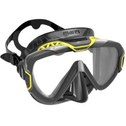 Masque PURE WIRE MARES -Mares Soldes pure wire noir jaune 2