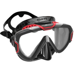 Masque PURE WIRE MARES -Mares Soldes pure wire noir rouge 2