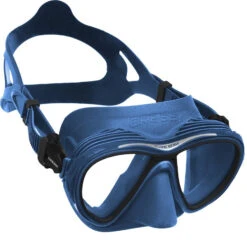 Masque QUANTUM CRESSI -Mares Soldes quantum bleu metal 2