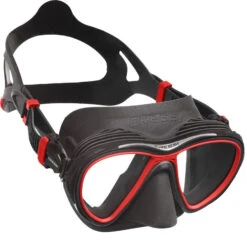 Masque QUANTUM CRESSI -Mares Soldes quantum noir rouge 2