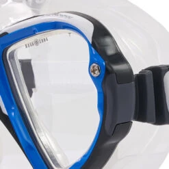 Masque REVEAL ULTRAFIT AQUALUNG + Verres POSITIFS -Mares Soldes reveal uf bleu blanc 3 2