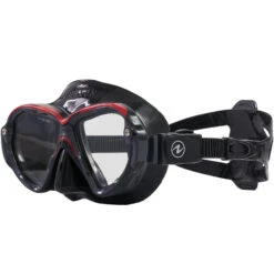 Masque REVEAL ULTRAFIT AQUALUNG Noir Rouge -Mares Soldes reveal uf noir rouge 1