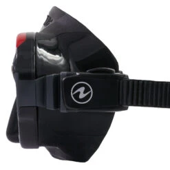 Masque REVEAL ULTRAFIT AQUALUNG Noir Rouge -Mares Soldes reveal uf noir rouge 3