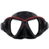 Masque REVEAL ULTRAFIT AQUALUNG Noir Rouge -Mares Soldes reveal uf noir rouge 2