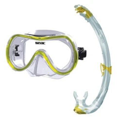Pack Masque SALINA SEAC -Mares Soldes set salina jaune 1