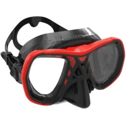 Masque SPYDER MARES -Mares Soldes spyder rouge noir 2