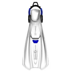 Palmes STORM AQUALUNG Blanche -Mares Soldes storm blanc bleu 1