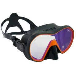 Masque VX1 APEKS AMBERT UV CUT -Mares Soldes vx1 amber uv cut gris orang 2